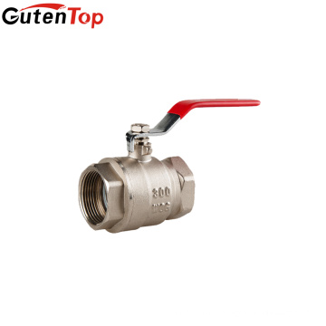 GutenTop chrome plated lever handle NPT threads brass ball valve 1/2"